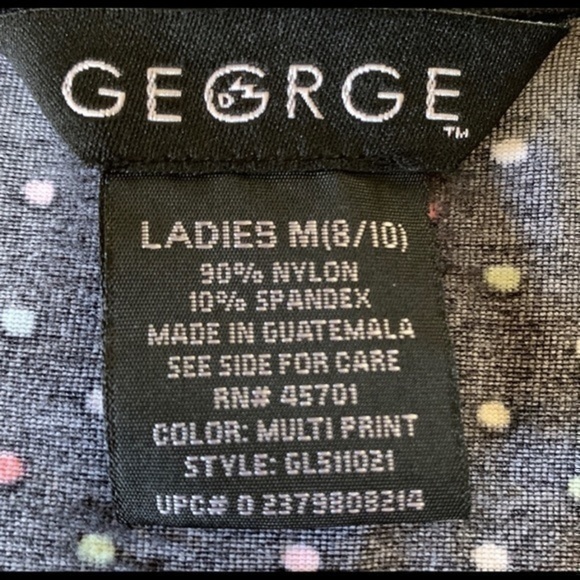 George multi color polka dot top - Picture 4 of 7